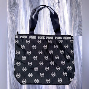 Victoria’s Secret Black & White Logo Tote Bag
